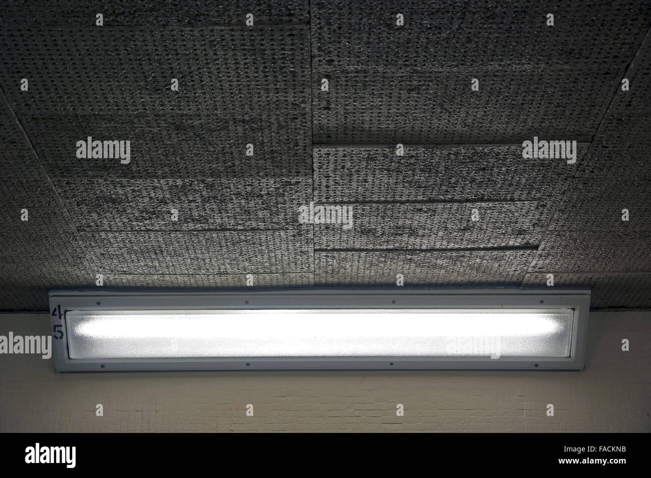 Subway Tube Lighting And Ceiling Tiles Elephant Castle London