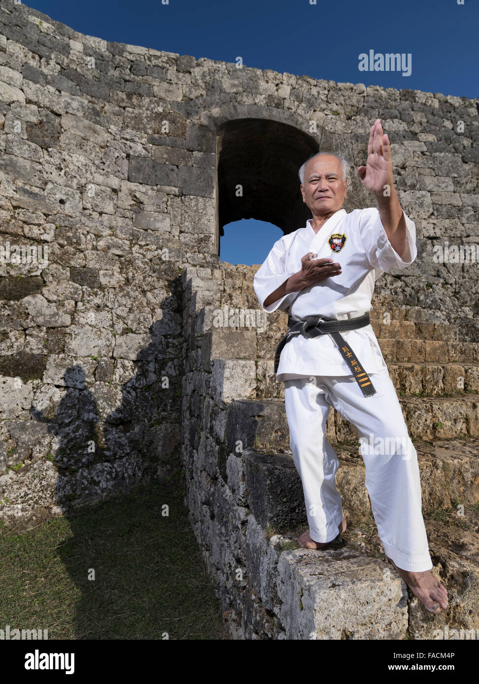 10thdan Karate Master Akamine at the 100 Kata for Karate Day event at