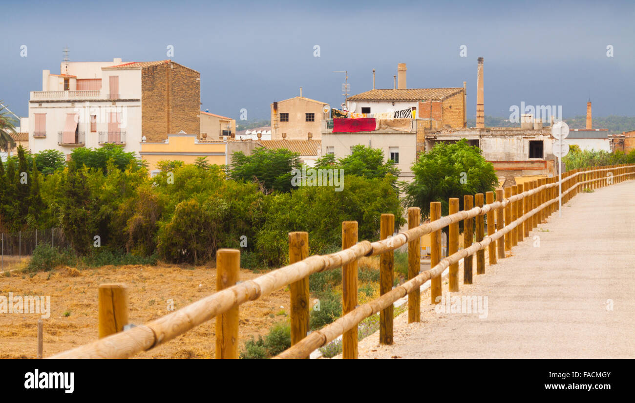 Rural scene in spanish town tortosa hires stock photography and images