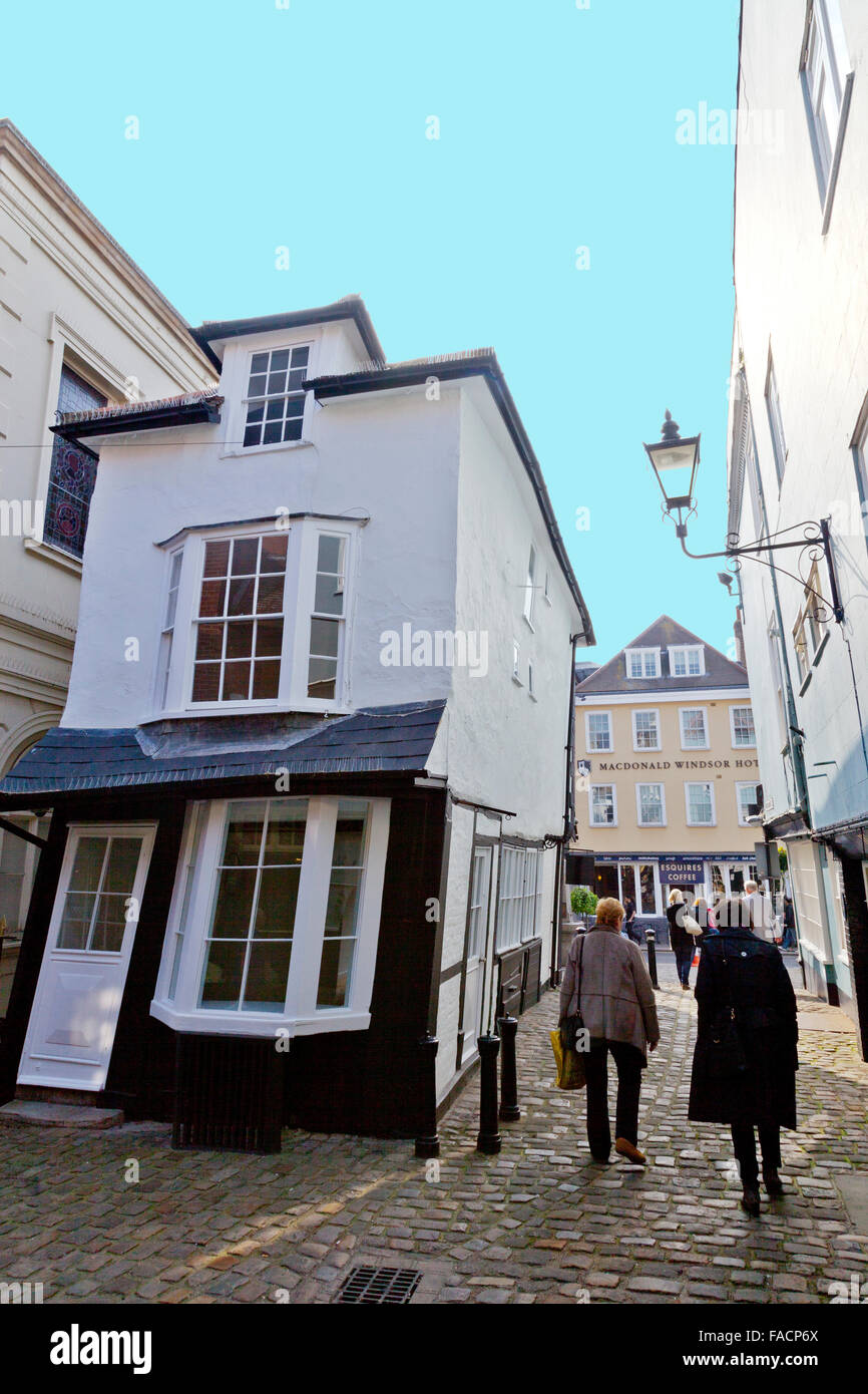 The Market Cross House ('Crooked House') in Windsor, Berkshire, England