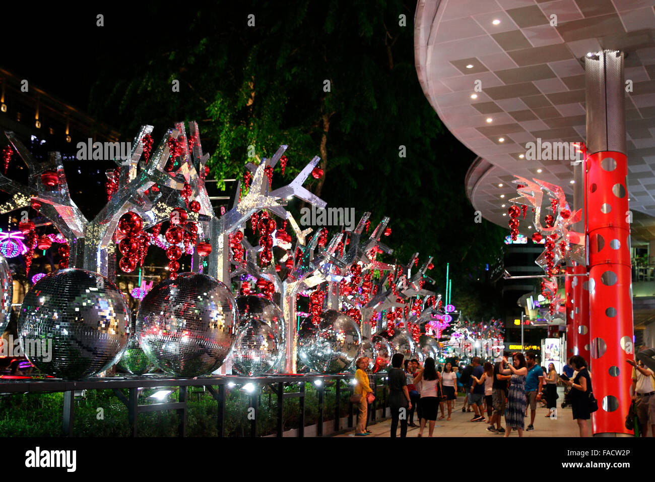 Orchard road singapore christmas lights hires stock photography and
