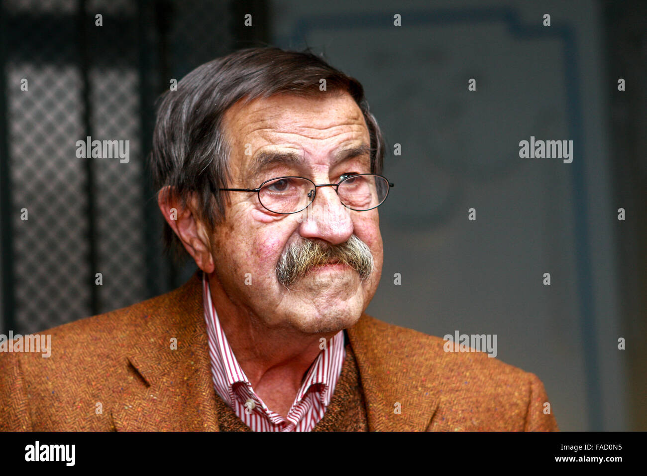 Gunter Grass, Nobel Prize winner for literature during his visit to Prague in 2007 Stock Photo