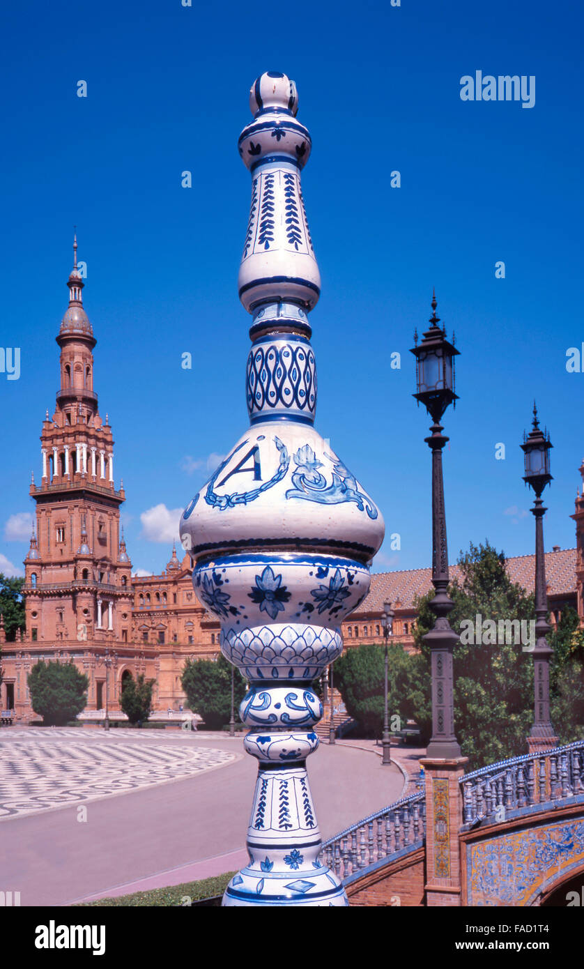 Plaza de Espana,Sevilla,Spain Stock Photo Alamy