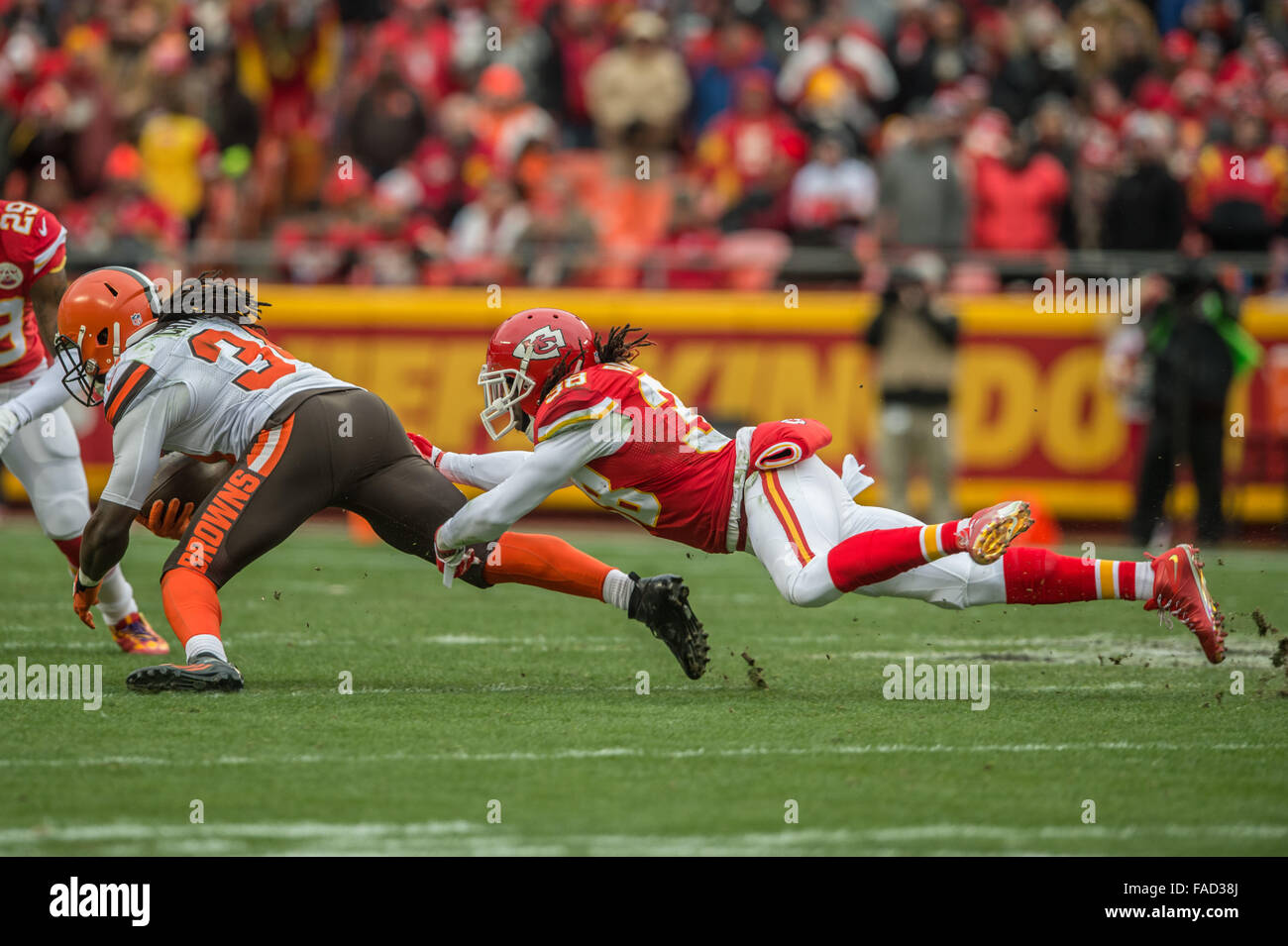 Kansas City, Missouri, USA. 27th Dec, 2015. Kansas City Chiefs DB Ron