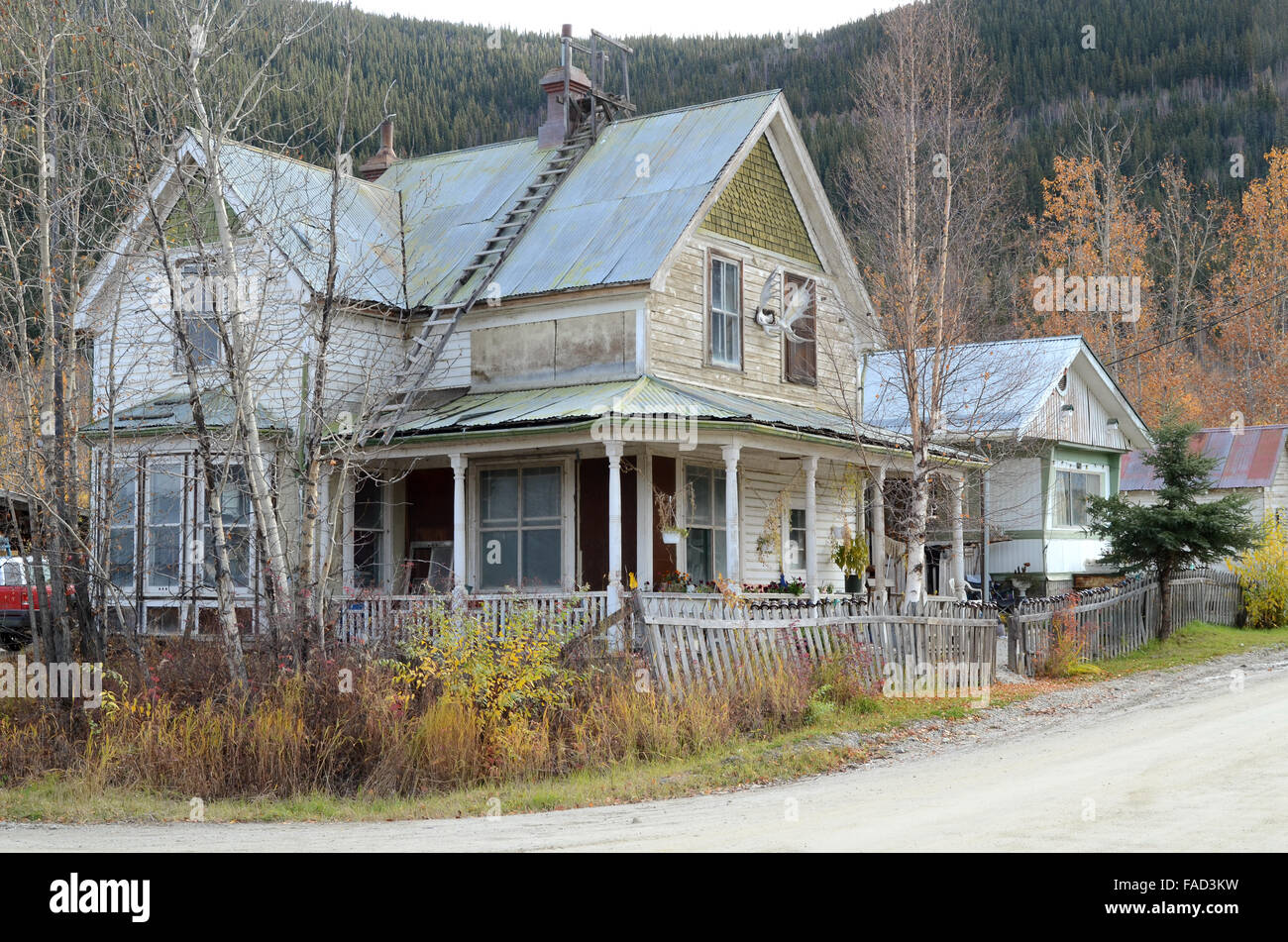 A house in Dawson City, Yukon, Canada Stock Photo Alamy