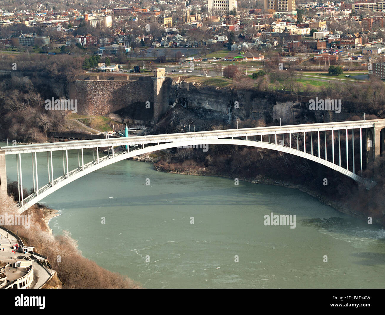 The LewistonQueenston Bridge Stock Photo Alamy