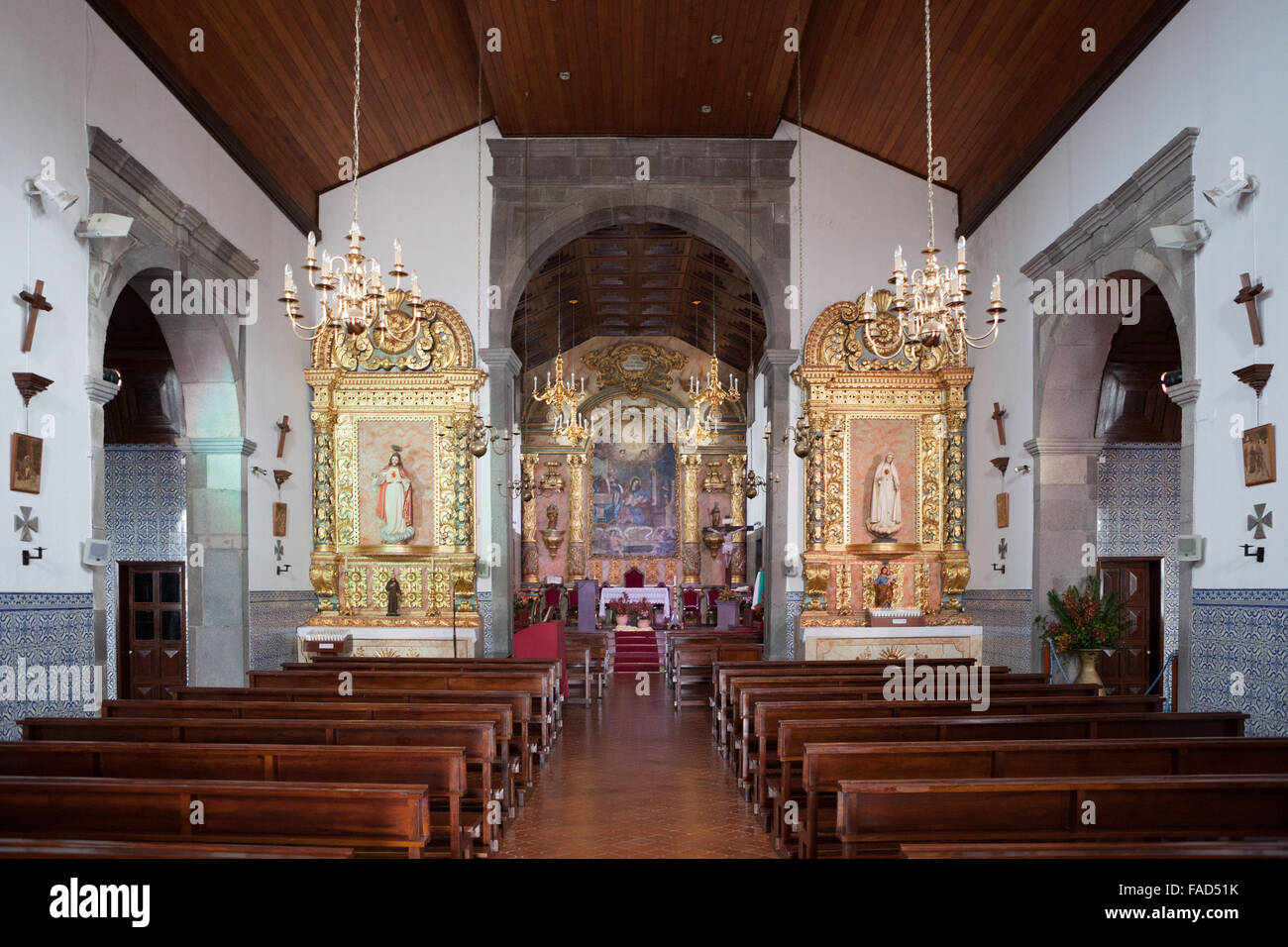 Igreja de Santa Ana (Saint Ann Church). Santana, Madeira Stock Photo