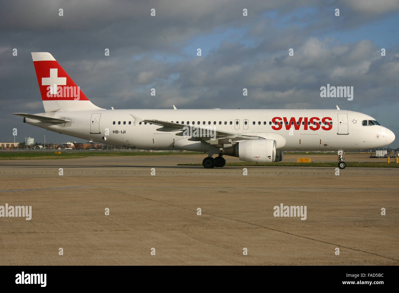 SWISS A320 Stock Photo