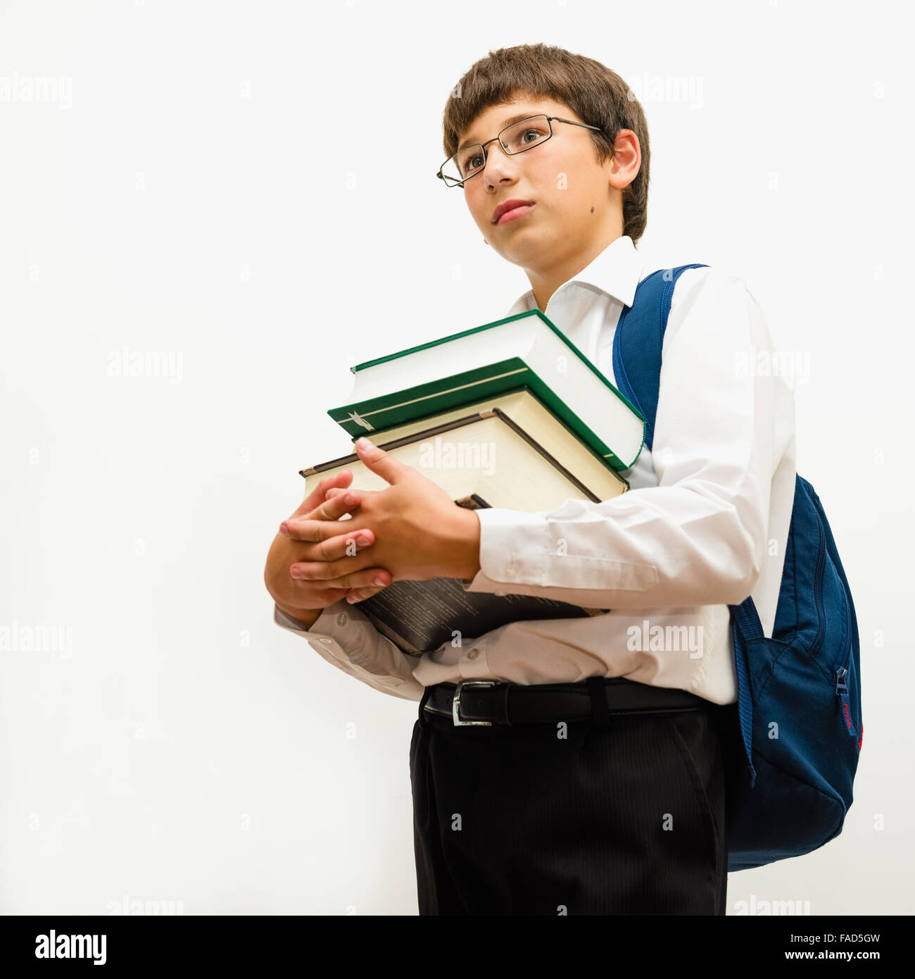 Portrait of diligent student Stock Photo Alamy