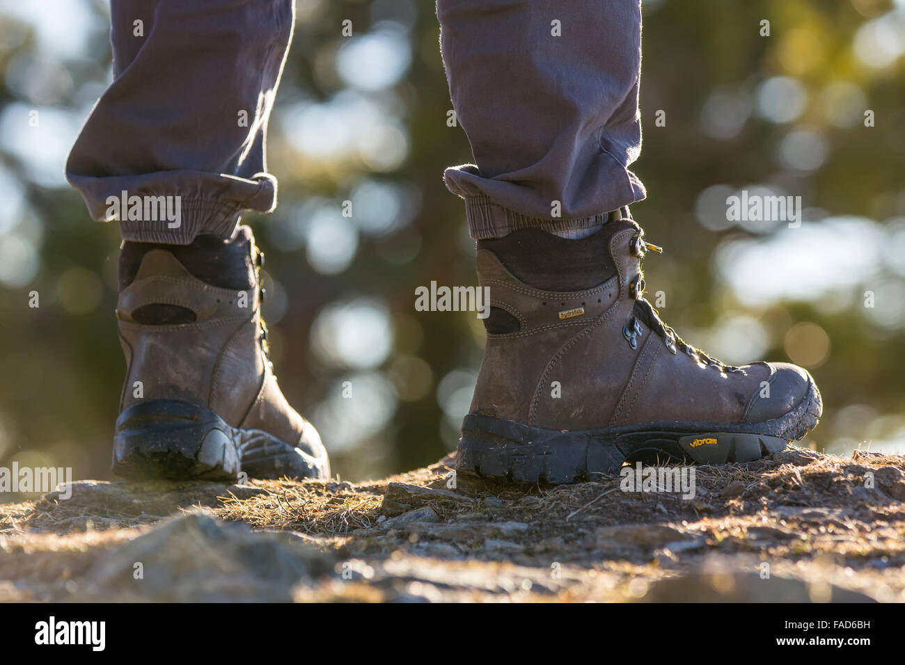 Hiker hiking on a mountain top hi-res stock photography and images - Alamy