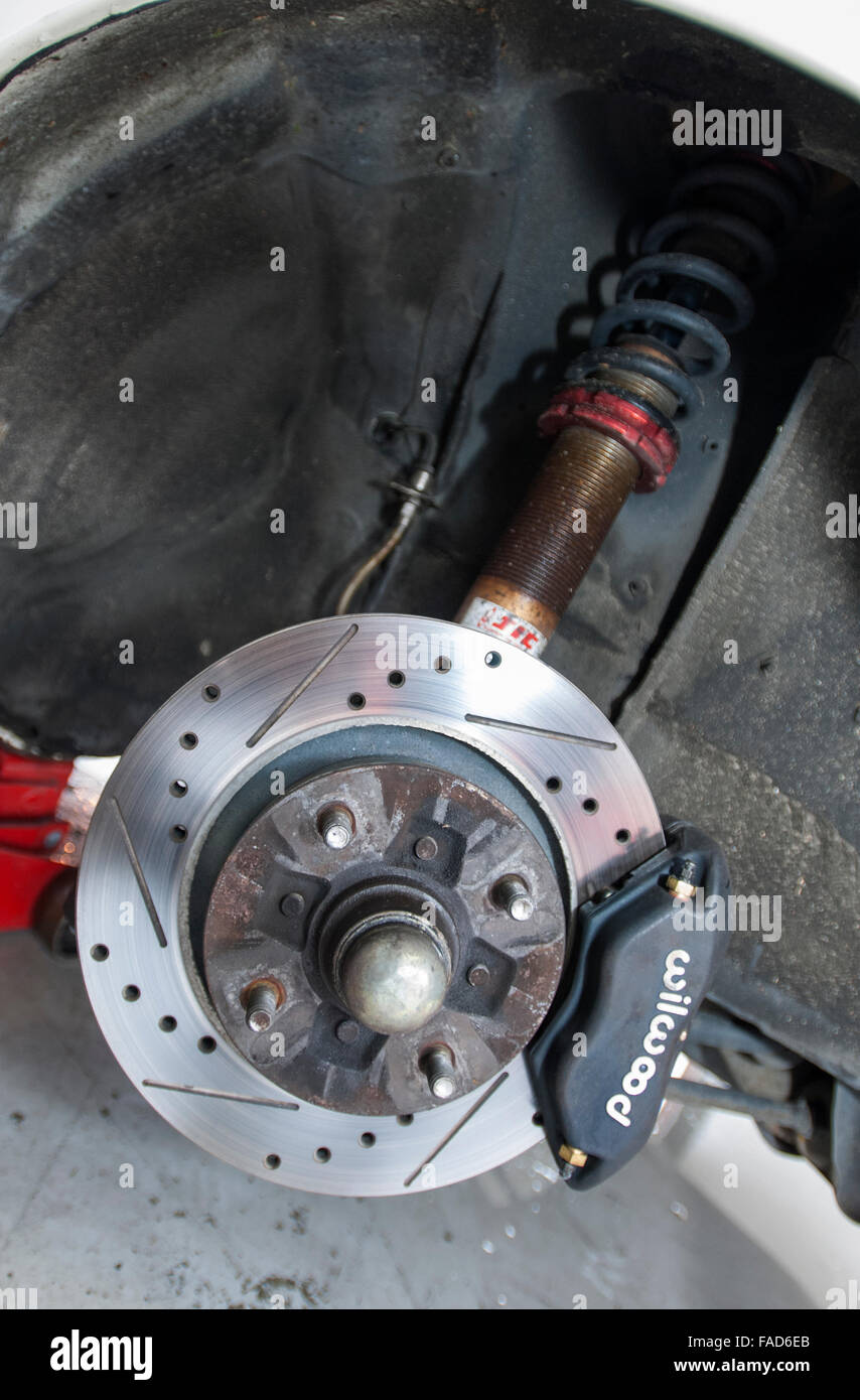 Toyota AE86 Levin modern classic car with brake upgrade Stock Photo Alamy