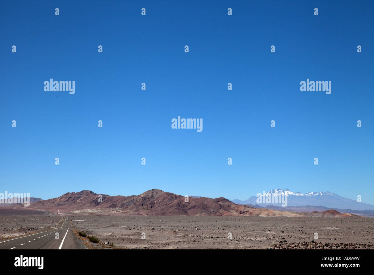 Tropic of Capricorn in Northern Chile Stock Photo