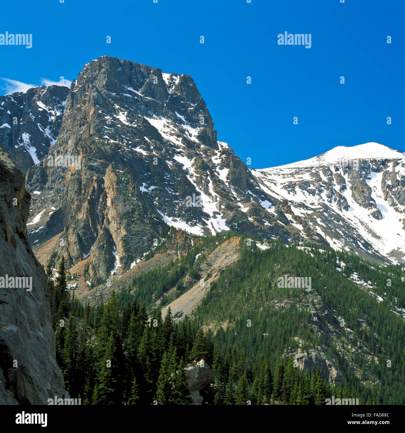 beartooth mountains above mystic lake in the absarokabeartooth