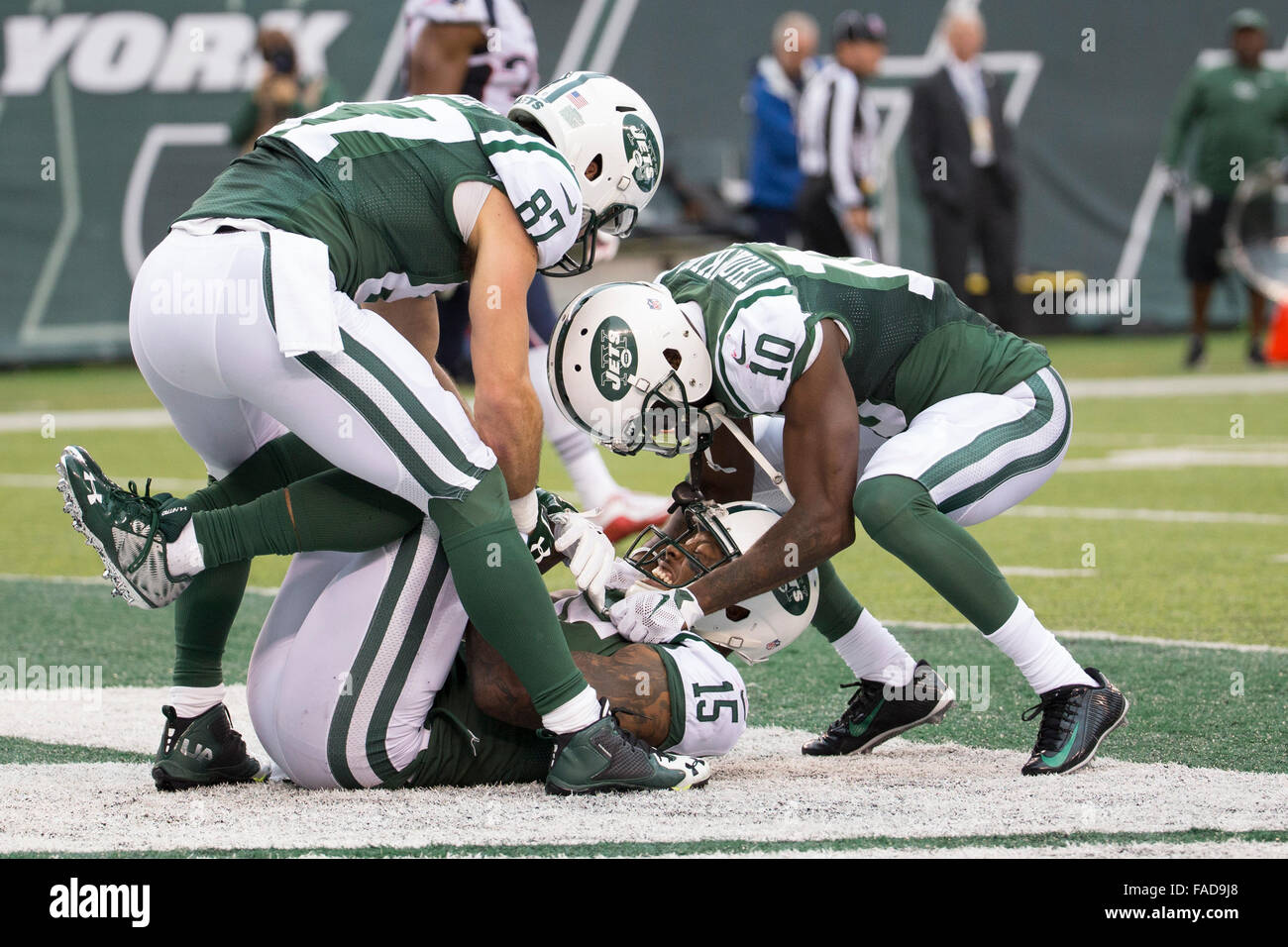 New york jets wide receiver brandon marshall 15 hi res stock