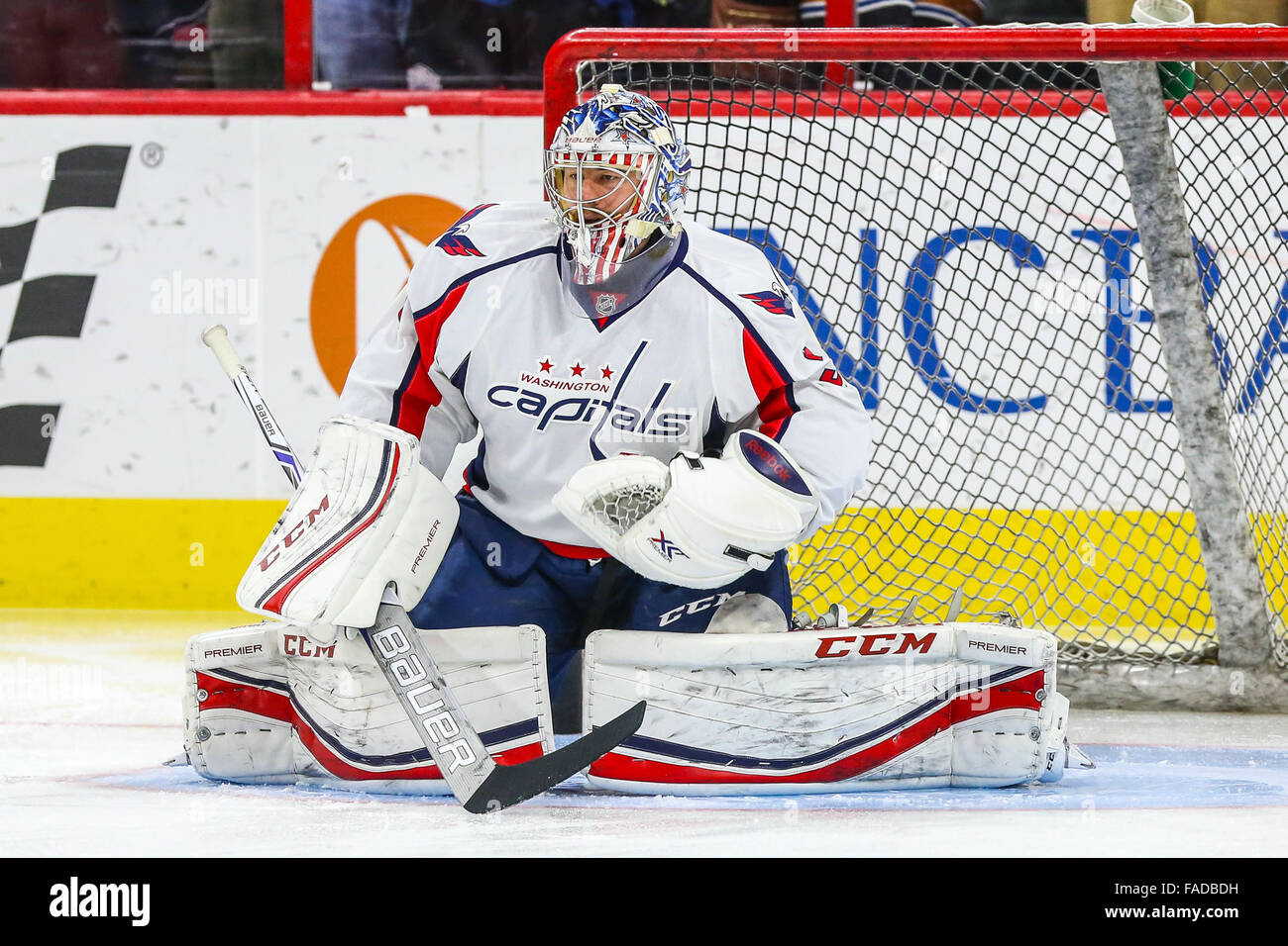 Dec. 21, 2015 Washington Capitals goalie Philipp Grubauer (31) during