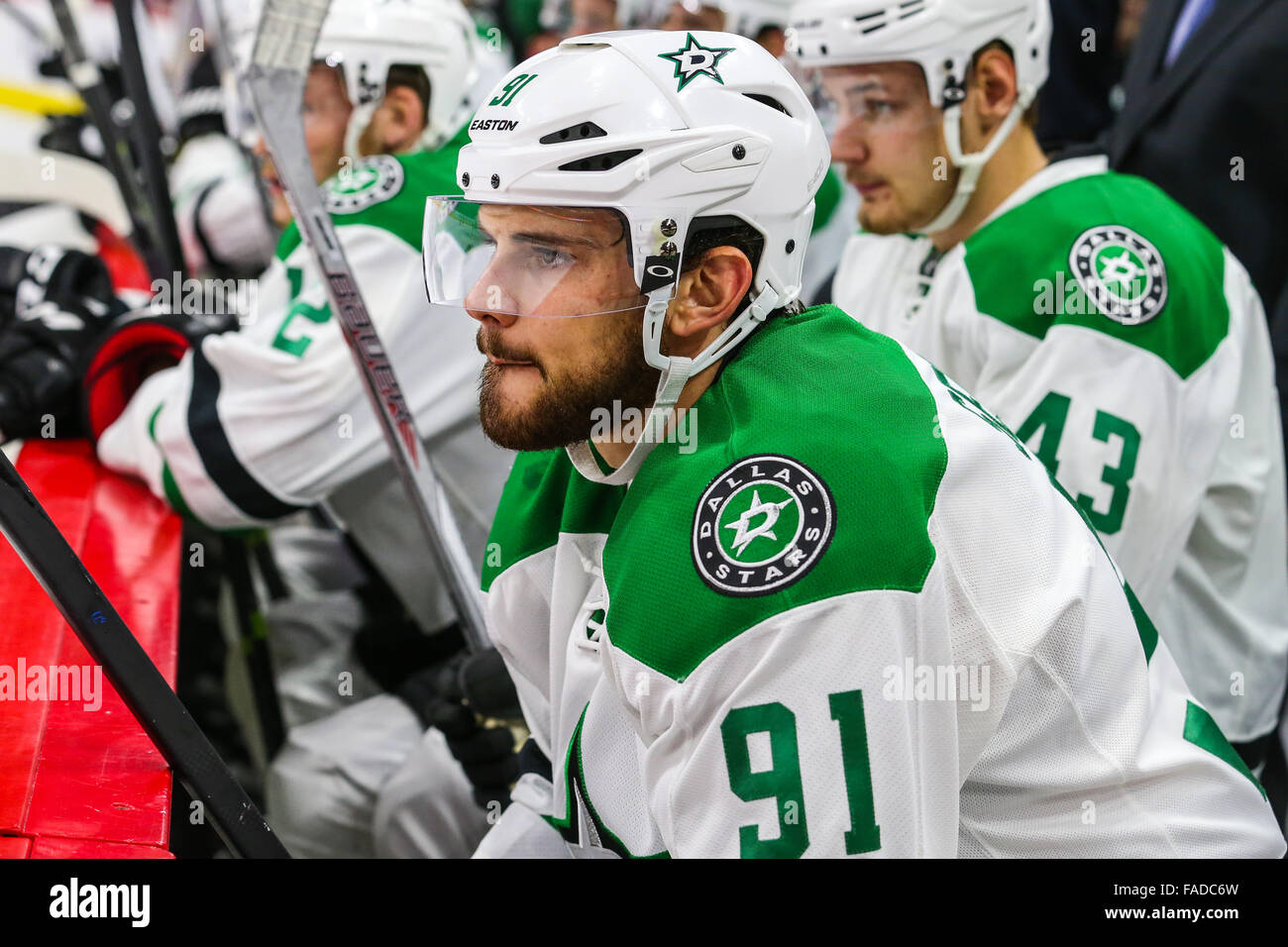 Dallas Stars center Tyler Seguin (91) during the NHL game between