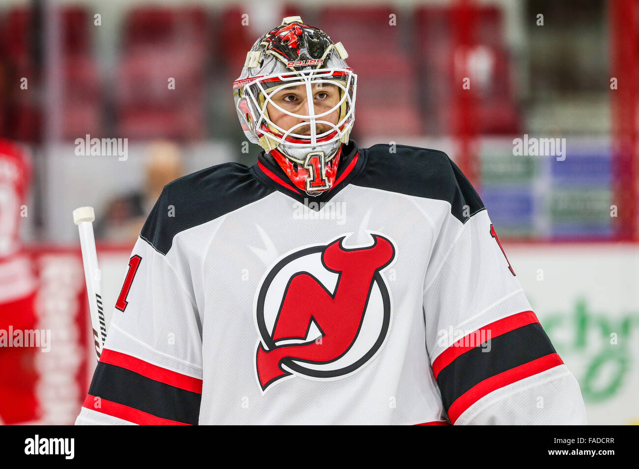 New Jersey Devils goalie Martin Brodeur (30) during the NHL game between  the New Jersey Devils and the Carolina Hurricanes Stock Photo - Alamy