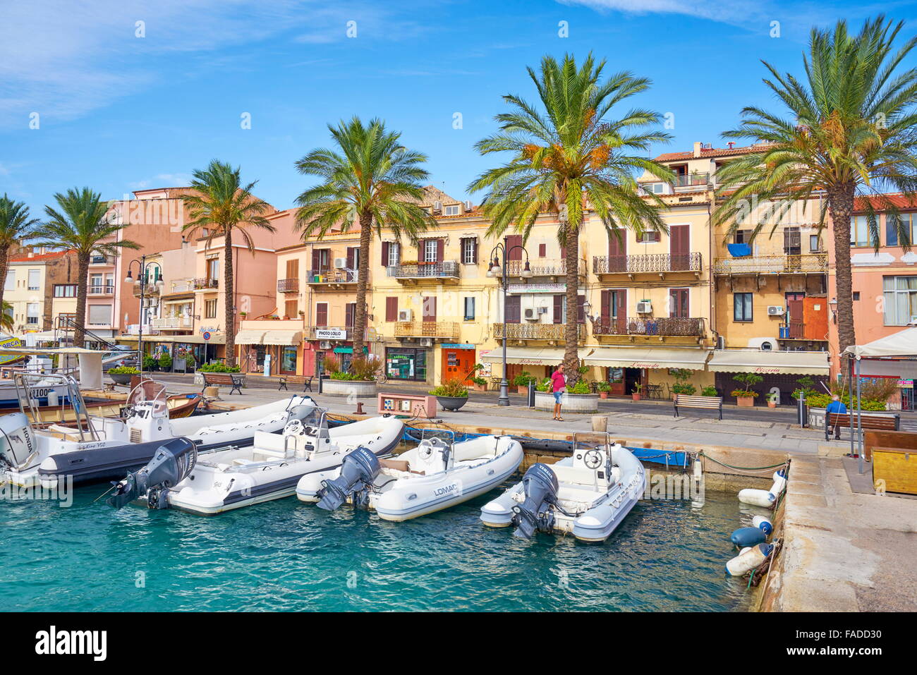La Maddalena, view of the town and harbor, La Maddalena Island, Sardinia,  Italy Stock Photo - Alamy