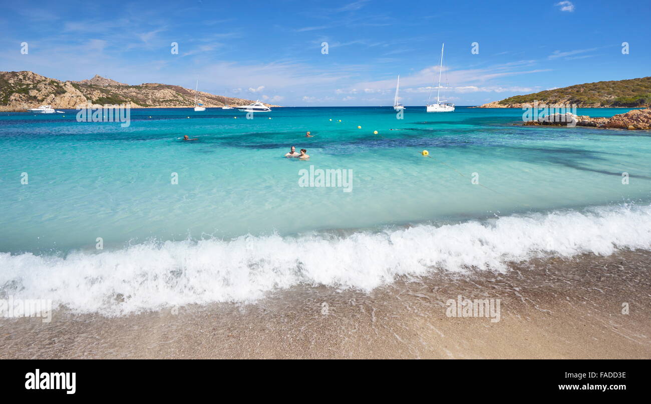 Cala Portese Beach, Caprera Island, Italy Stock Photo