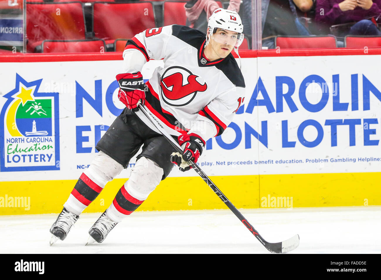 New Jersey Devils left wing Mike Cammalleri (13) during the NHL game  between the New Jersey Devils and the Carolina Hurricanes at the PNC Arena  Stock Photo - Alamy