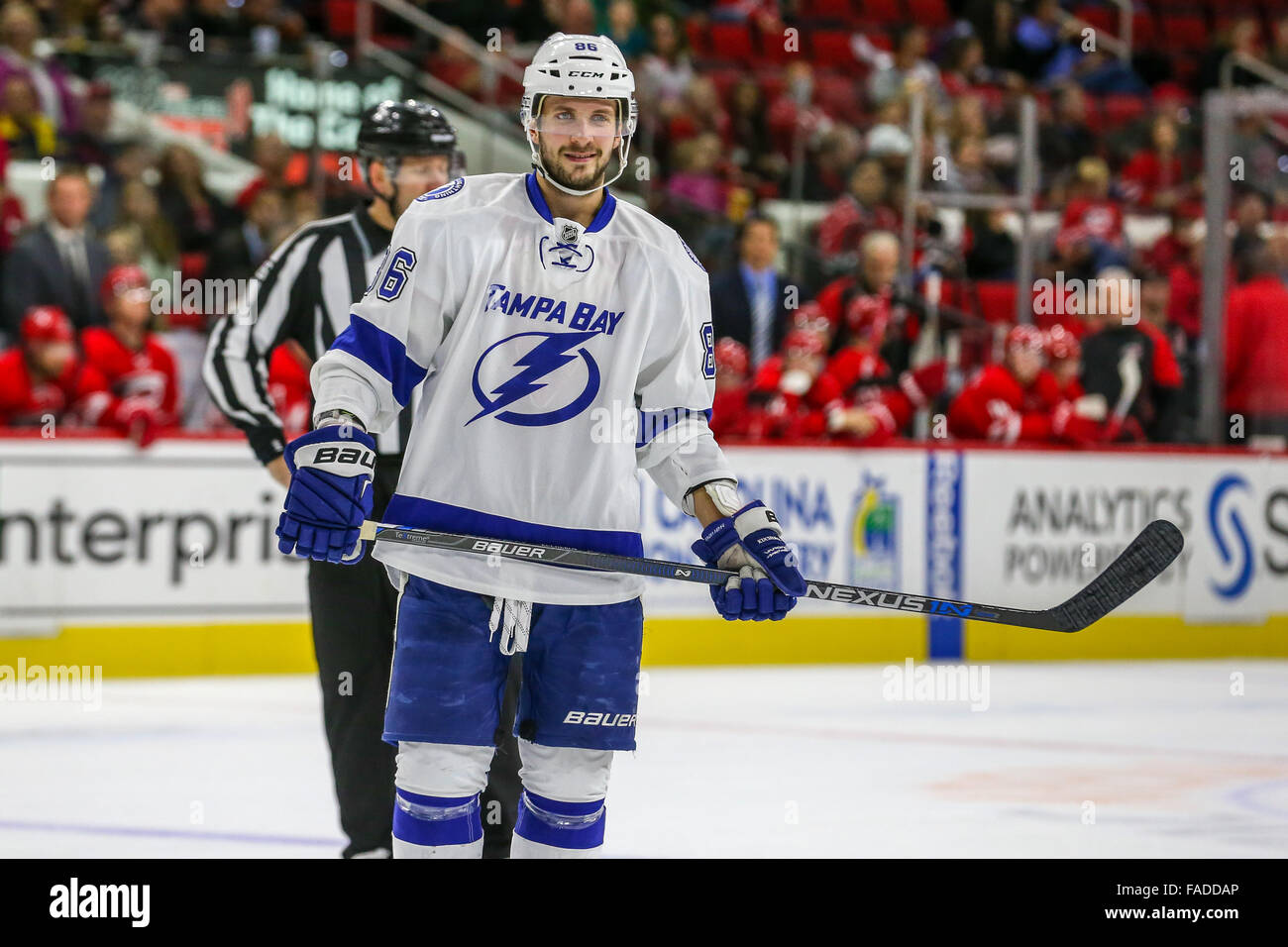Tampa Bay Lightning right wing Nikita Kucherov (86) during the NHL game