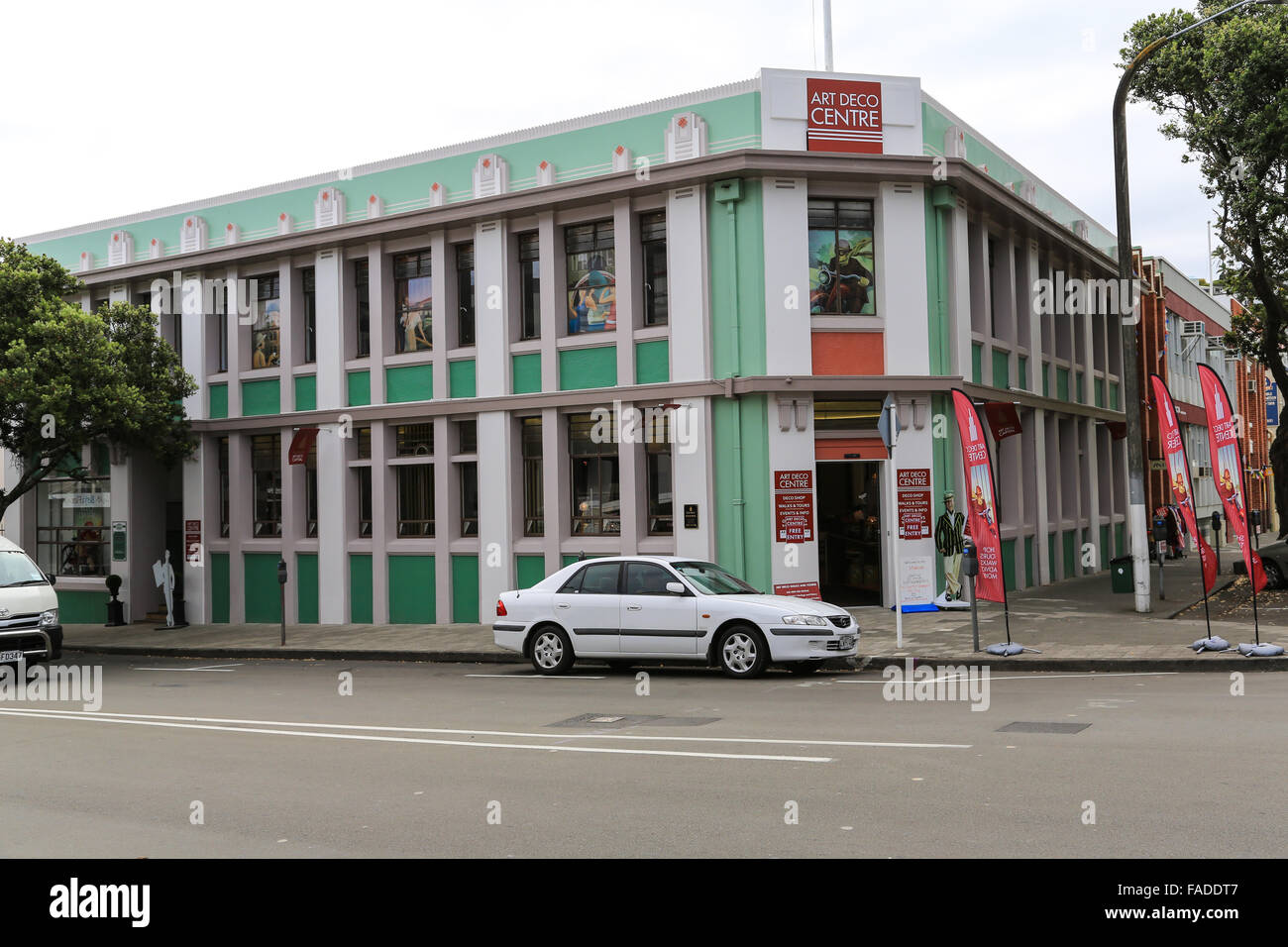 The Art Deco Centre at Tennyson and Herschell Street, Napier, Hawke's