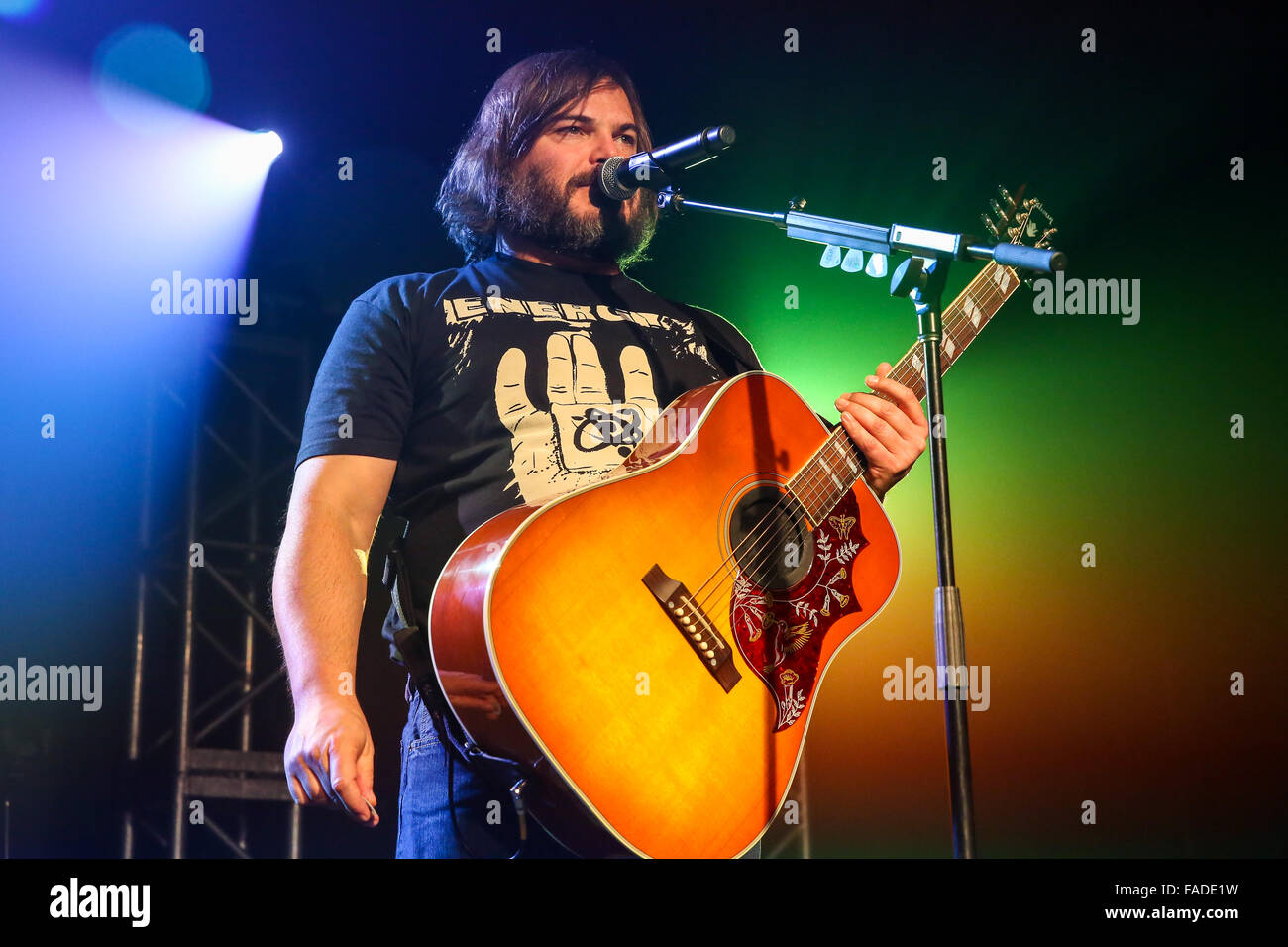 Jack Black and Tenacious D perform in Concert Stock Photo