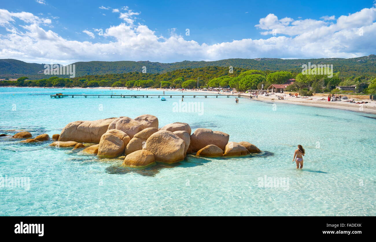 Corsica Island - Santa Giulia Beach, Porto-Vecchio, France Stock Photo -  Alamy