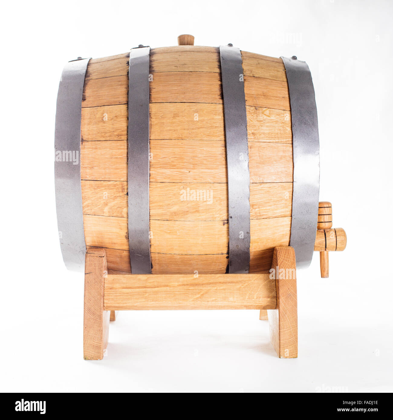 Wooden barrel for wine Stock Photo - Alamy