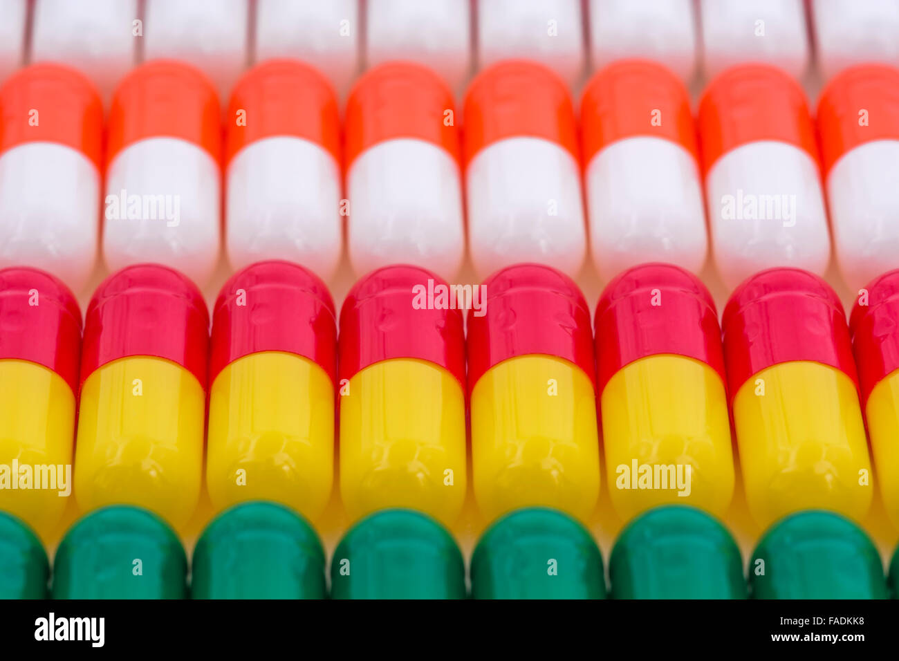 Closeup of pills capsule form made of gelatin. Visual metaphor for