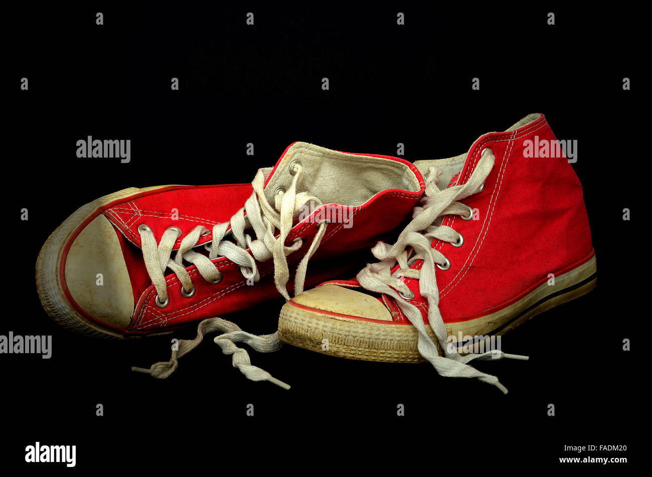 Red chucks sales