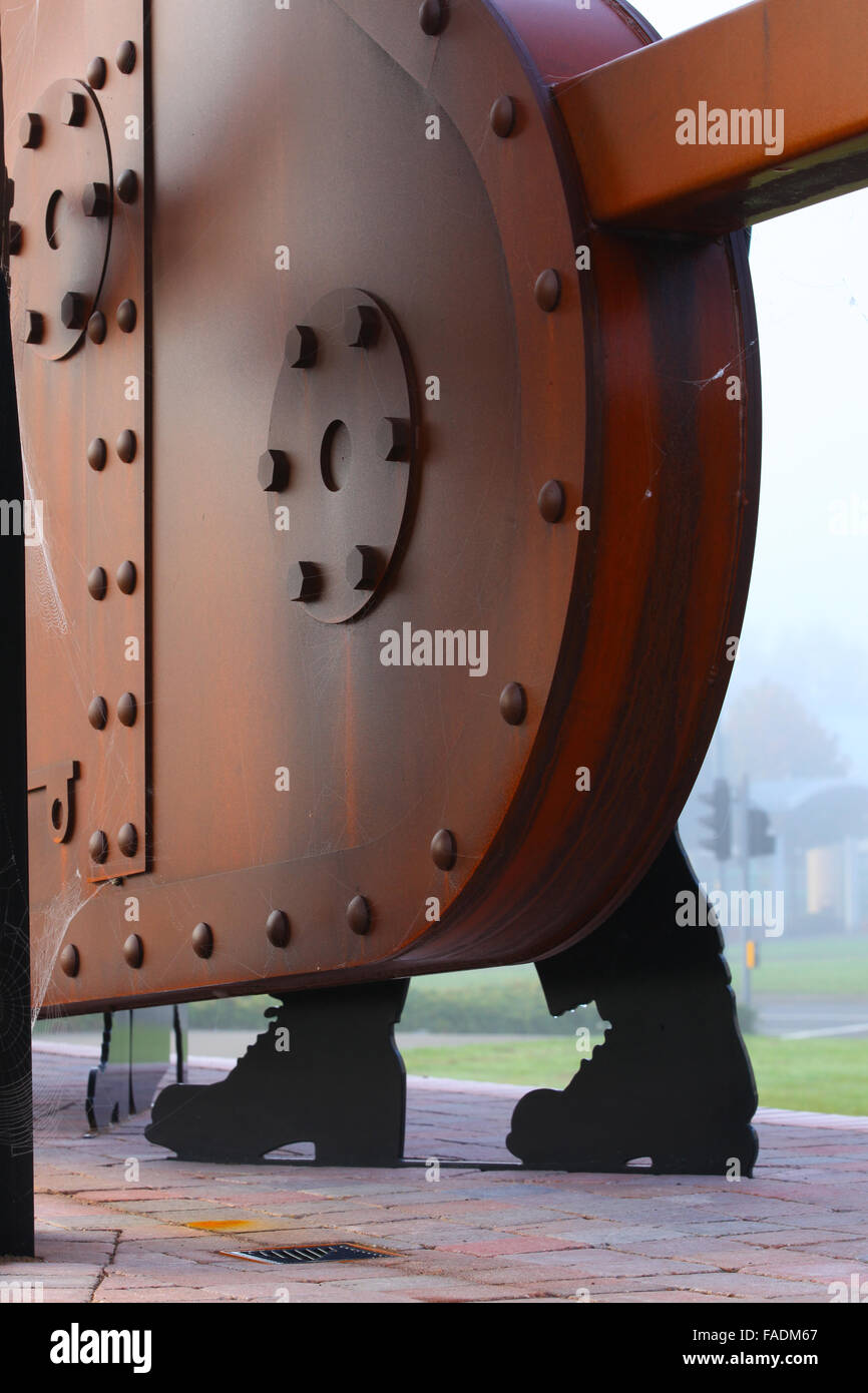 Lincoln Tank the world's first military tank has been installed on a