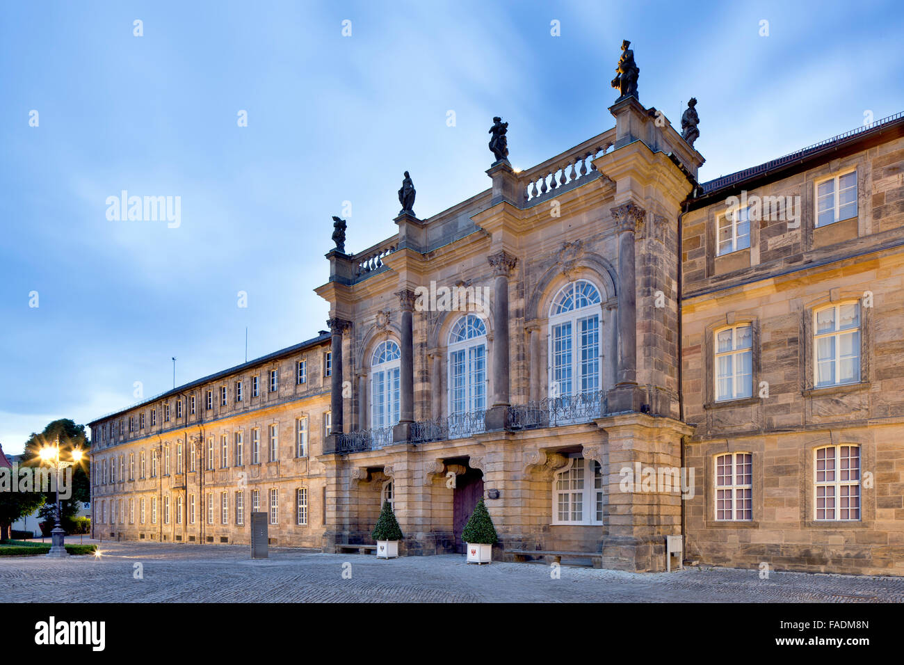 New Palace, Bayreuth, Upper Franconia, Bavaria, Germany Stock Photo