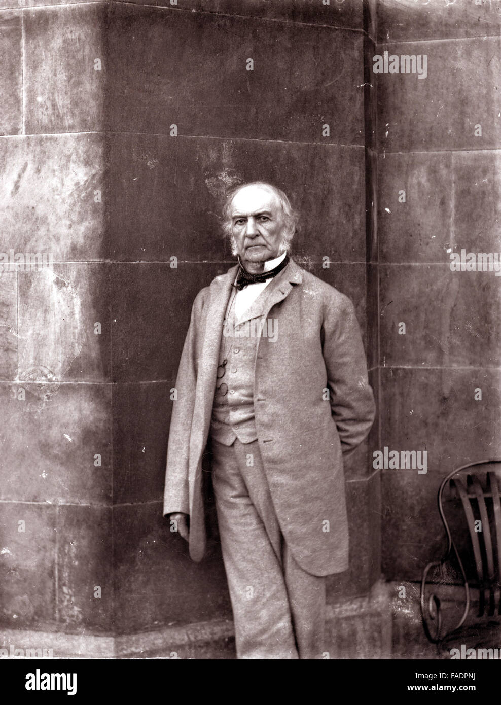 William Gladstone at Dalmeny House - Edinburgh - Scotland Stock Photo