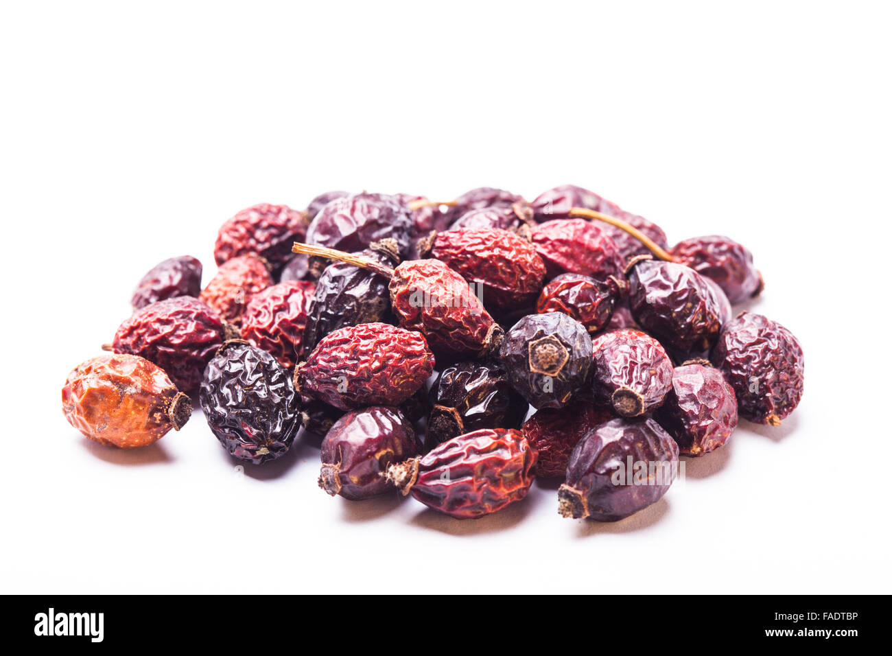 Dried dogrose berries isolated Stock Photo Alamy