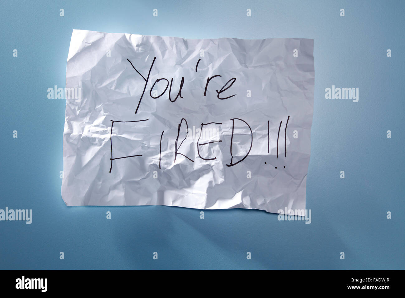 Creased Sheet of Paper Stock Photo Alamy