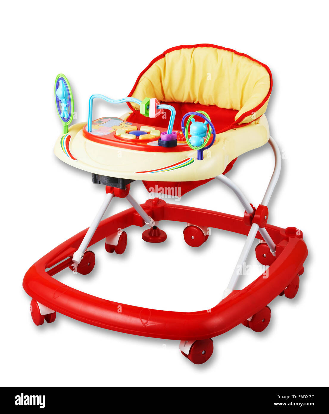 baby walker with clipping path Stock Photo Alamy