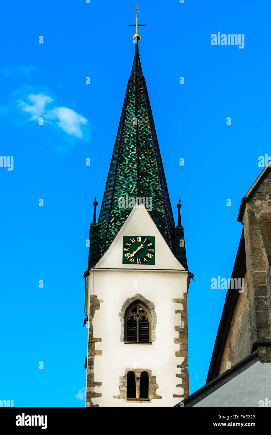 Church of St. John Baptist Church at Marketplace in Bad Saulgau, Upper Swabia, Germany Stock Photo
