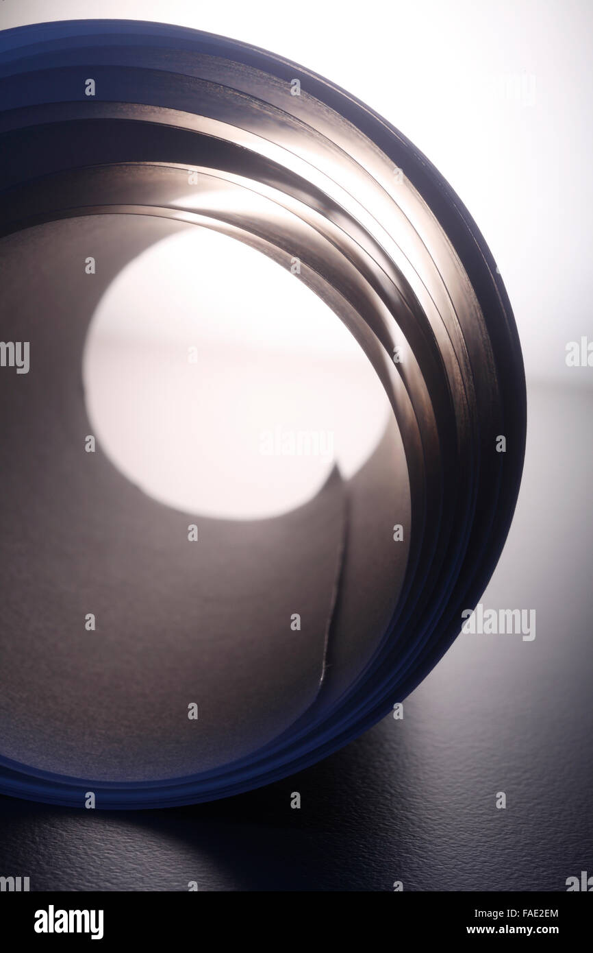 close up of the adding machine tape Stock Photo - Alamy