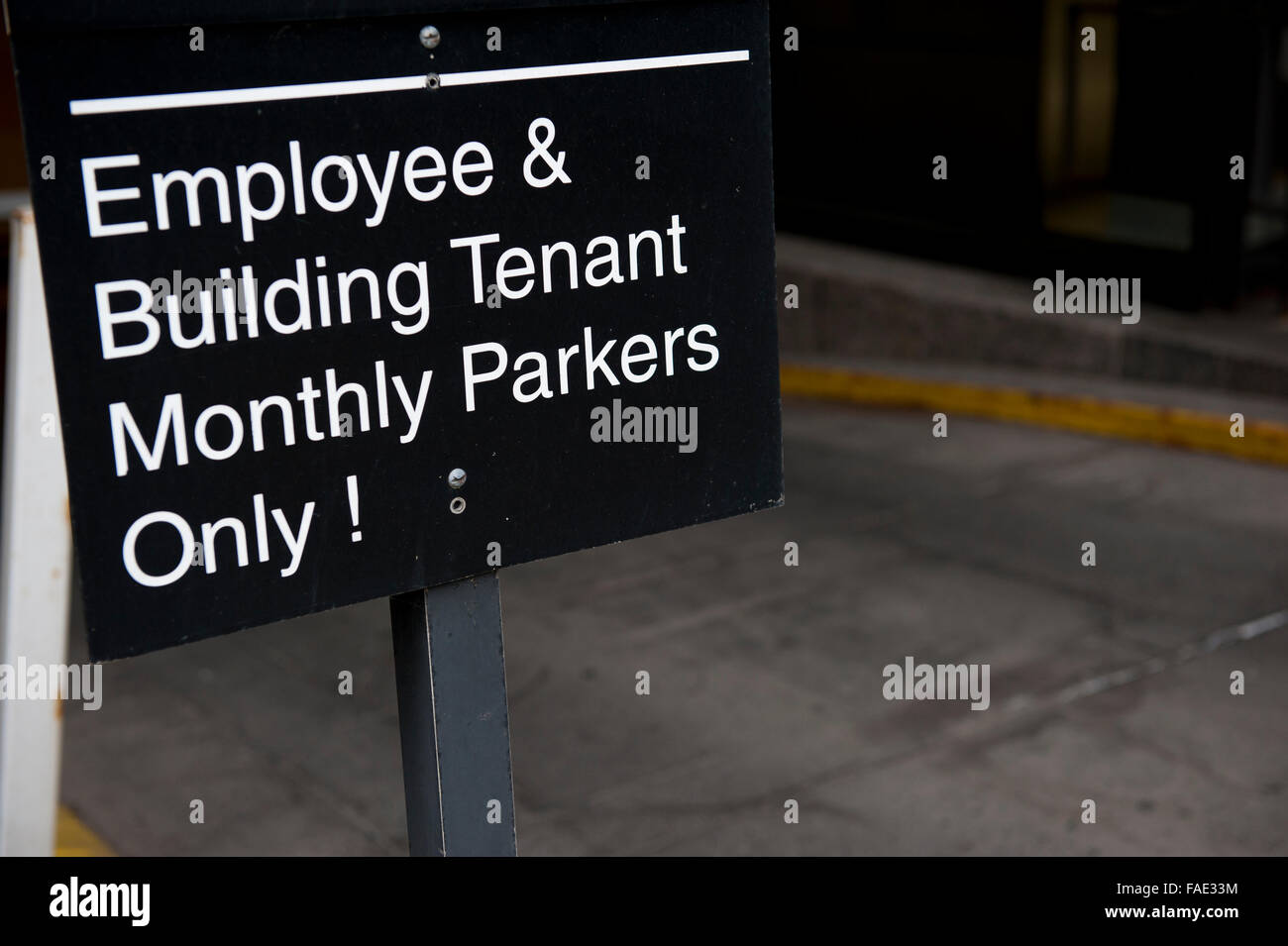 Private Parking Space Stock Photo - Alamy - Private Parking Spots For Sale