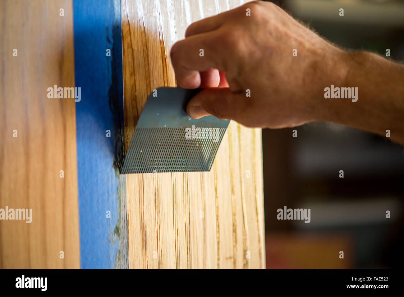 Wood Graining Stock Photo Alamy