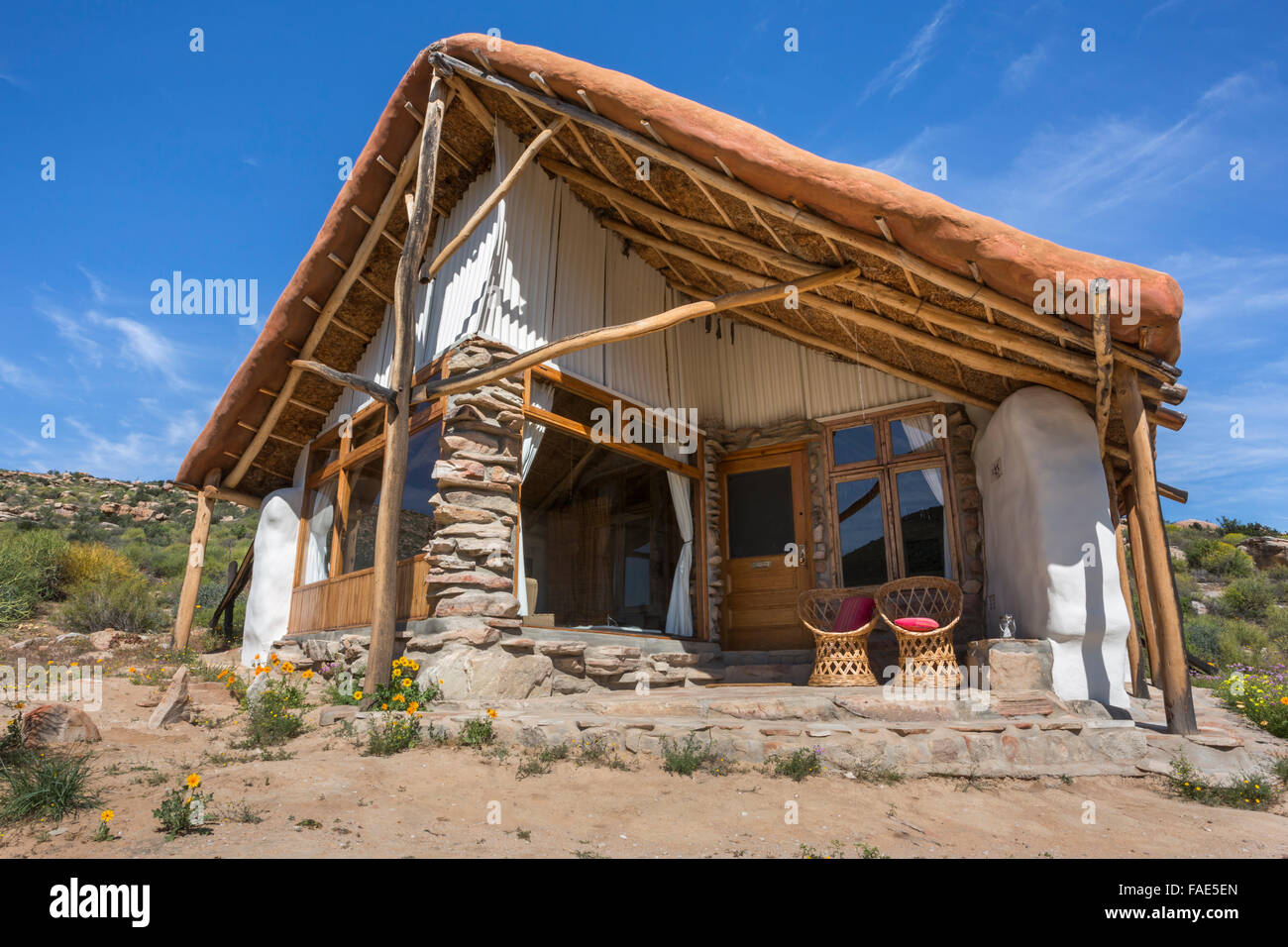 Straw Bale Eco Hut Oudrif Cederberg Mountains Western Cape