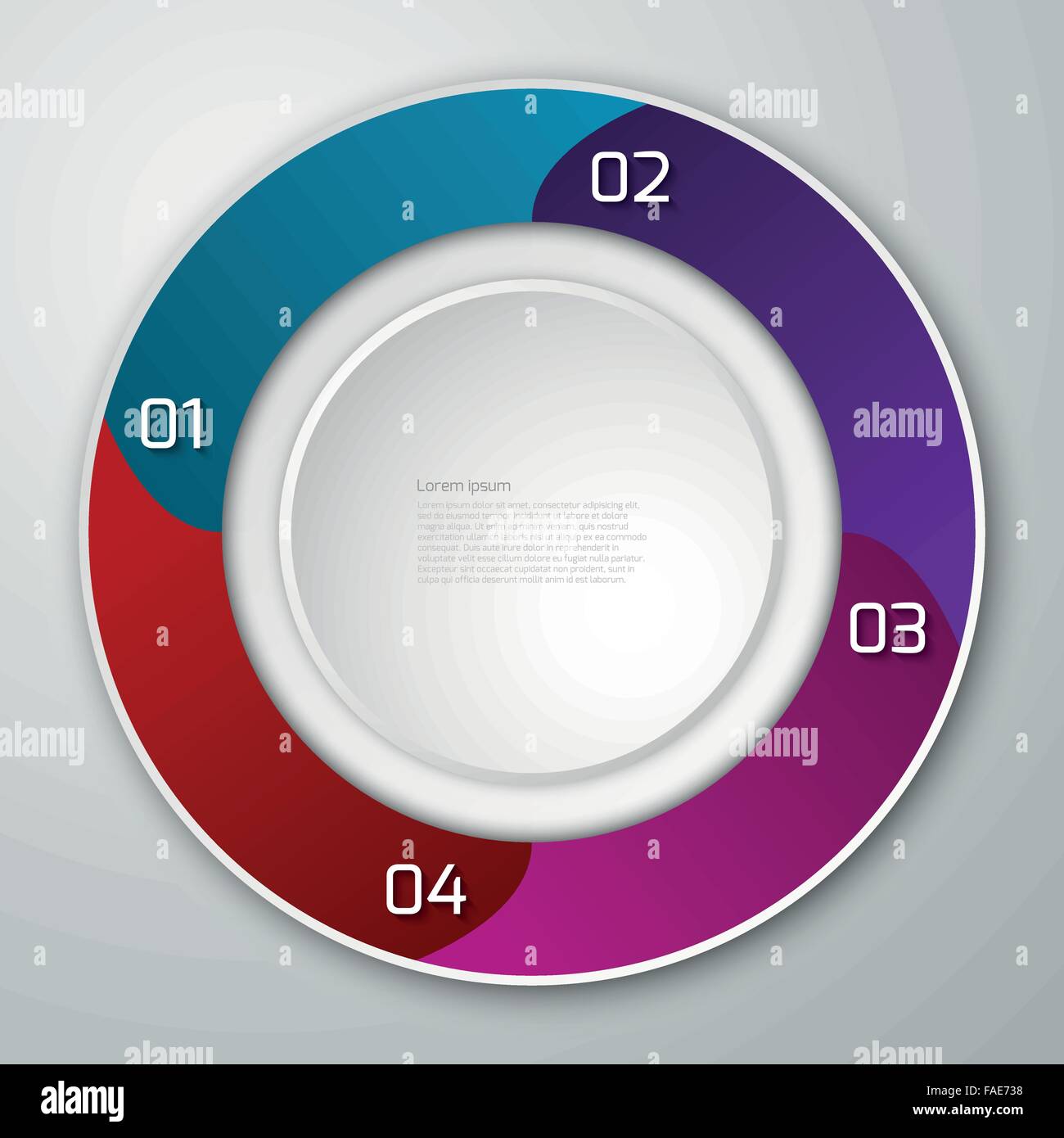 Vector illustration infographics circle Stock Vector Image & Art - Alamy
