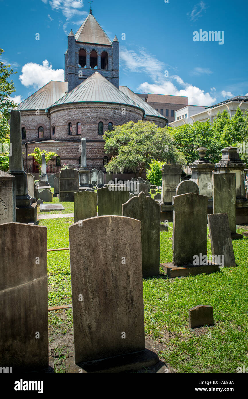 Graveyard in Charleston South Carolina Stock Photo
