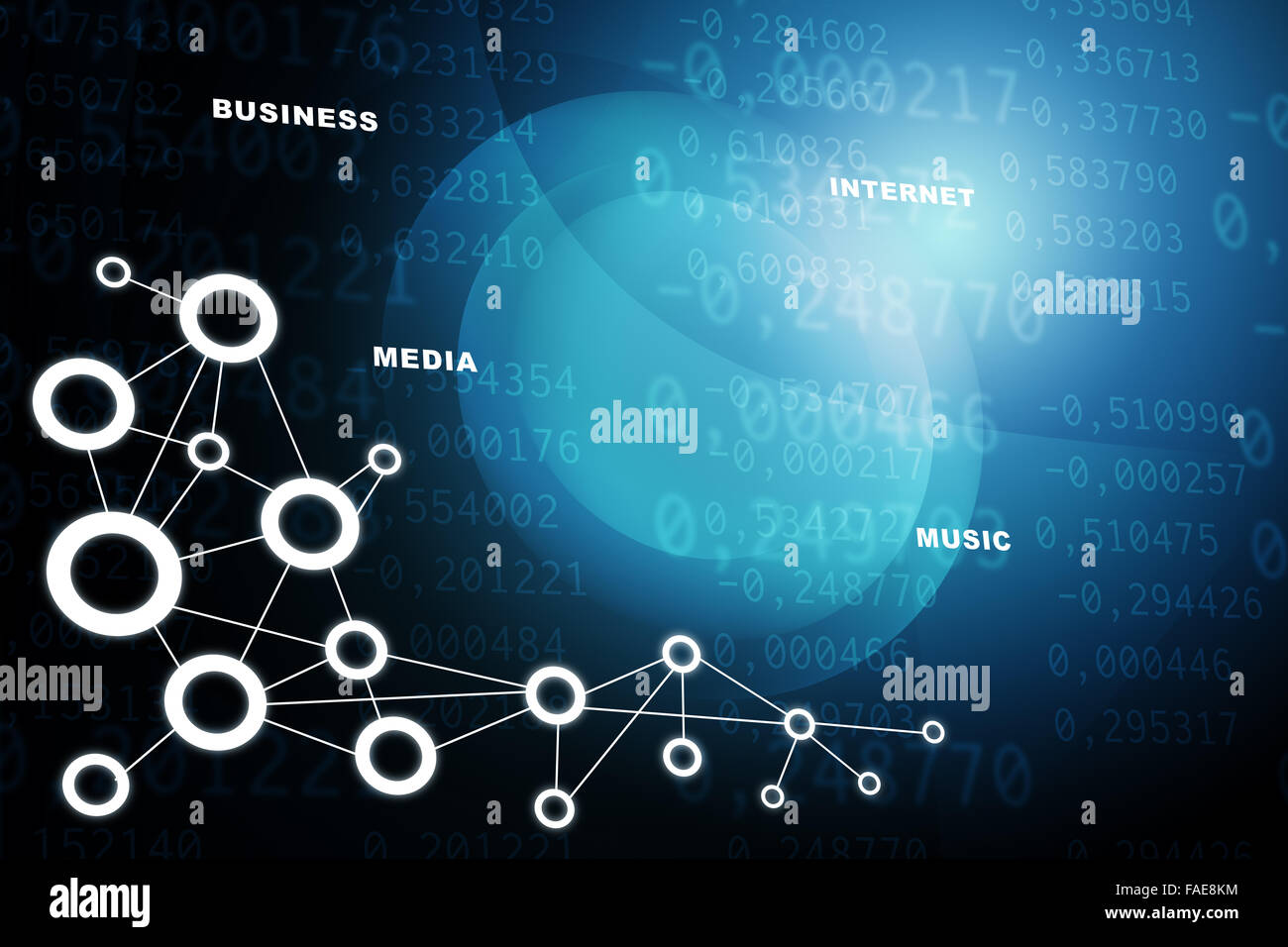 Abstract background with numbers Stock Photo - Alamy