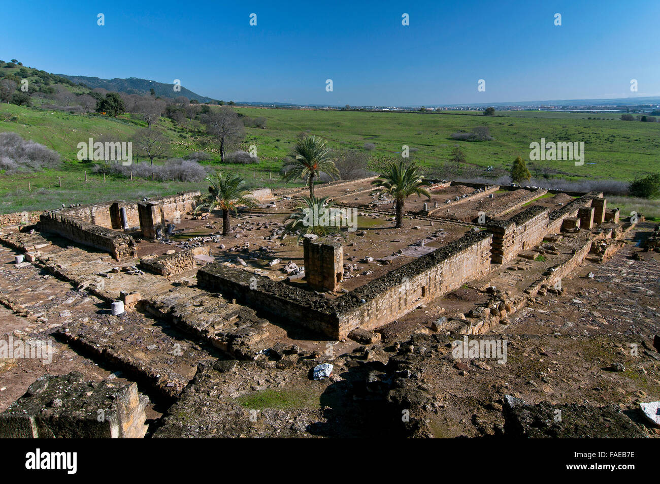 Old mosque, Al Madinah Azahara, Cordoba, Region of Andalusia, Spain, Europe, Stock Photo