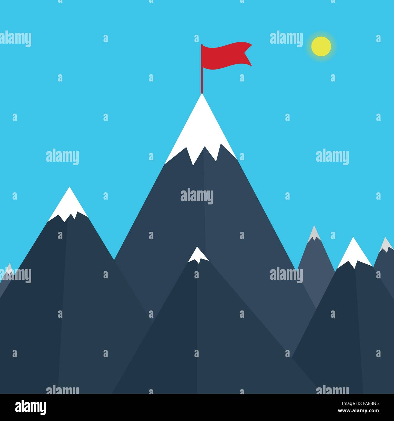 Mountain vector hi-res stock photography and images - Alamy