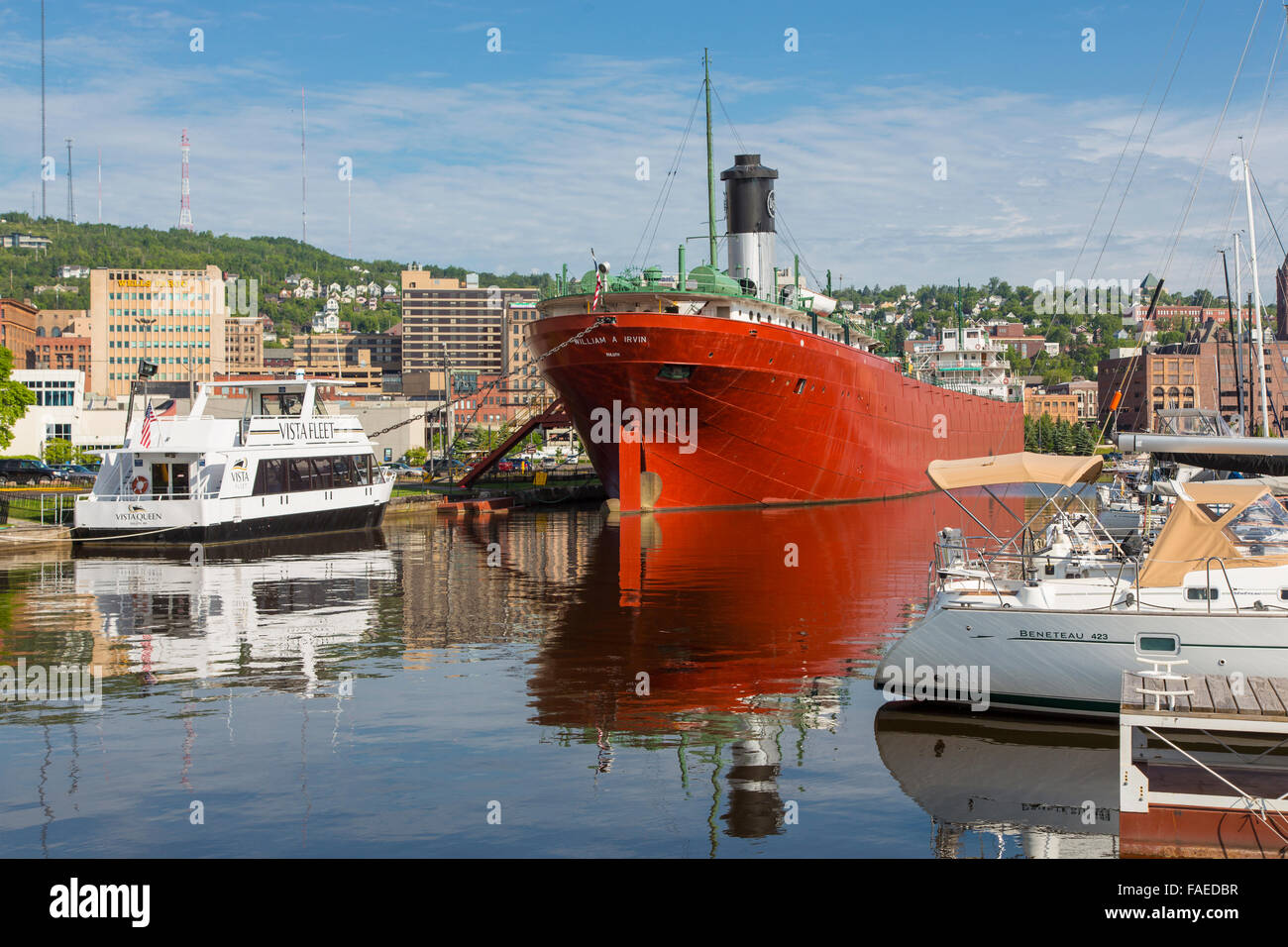 S.S. William A. Irvin Ore Boat Museum in Duluth Minnesota on the north western shore of Lake