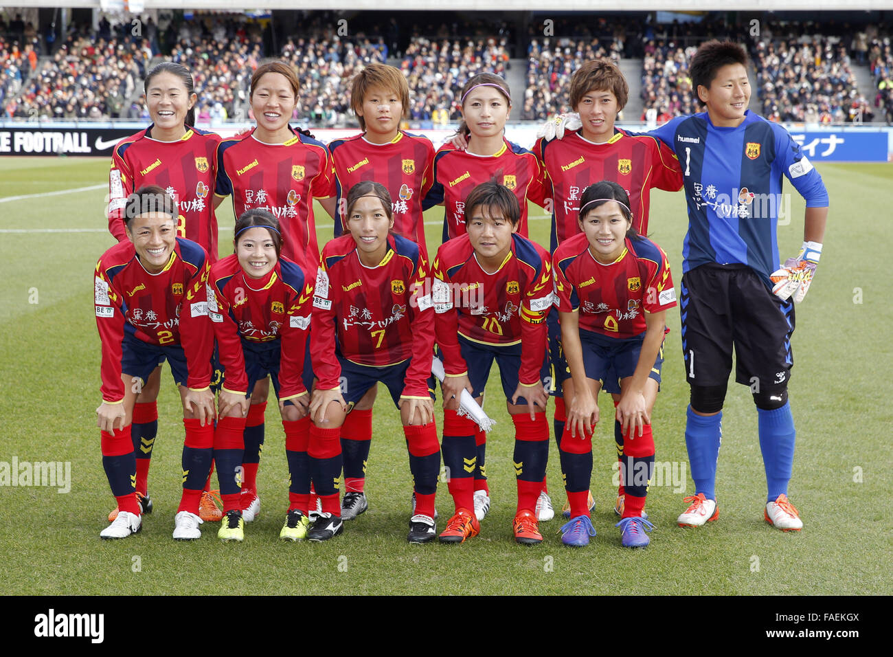 Inac Inac Kobe Leonessa Team Group Line Up Leonessa December 27 15 Football Soccer The 37th Empress Cup All Japan Women S Football Championship Final Match Between Niigata Albirex Ladies 0 1 Inac Kobe