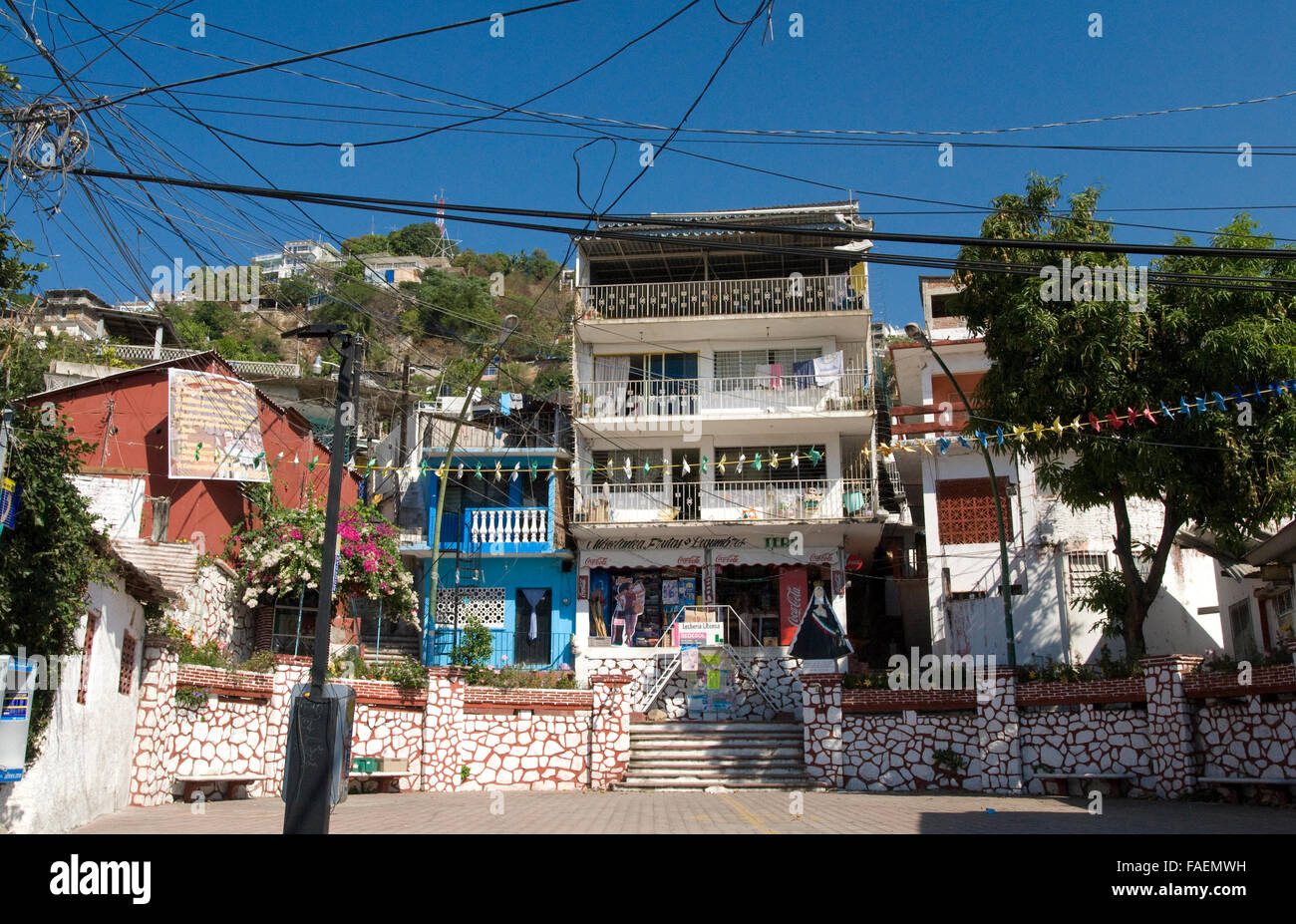 Neighborhood in Acapulco, Mexico Stock Photo Alamy